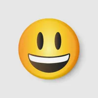 Happy Emoji Smiling Face Magnet