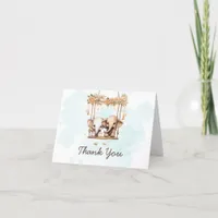 Cute Baby Elephant Gender Neutral Twin Baby Shower