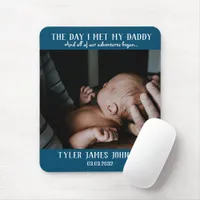 First Father's Day Photo Mouse Pad