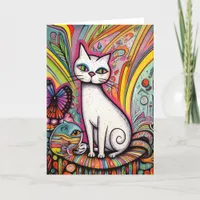 The White Cat Card