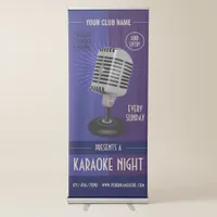 Club/Corporate Karaoke Party add logo Retractable Banner