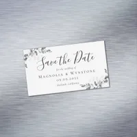 BUDGET Eucalyptus Wedding Save The Date Business C Business Card Magnet