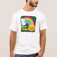 So Golden Pot of Gold Cartoon T-Shirt