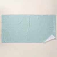 Teal Honeycomb Beach Towel