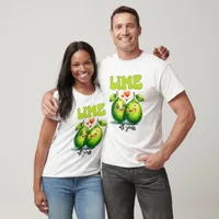 Lime All Yours Funny Punny Valentine T-Shirt