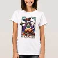 Funny Witch Not Enough Sage Thanksgiving Turkey T-Shirt