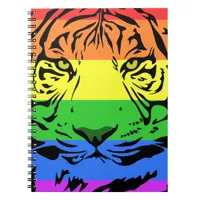 Rainbow Tiger Notebook