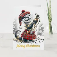 Scottish Christmas Otter Christmas