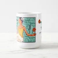 My Pointe of View – Word Cloud Ballet Girl Art Coffee Mug
