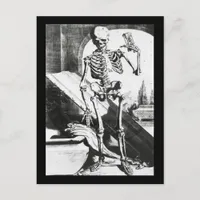 Skeleton from Anatomia Humani Corporis Postcard