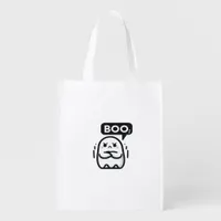Boo Of Disapproval Funny Quote Grocery Bag