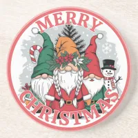 Christmas Gnomes Coaster