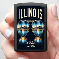 Skyline Reflections - Illinois 202XX Zippo Lighter