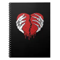 Skeleton Hands Hearts Classic Trending Style Notebook