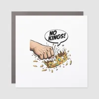 No Kings In America Creative Design Car Magnet
