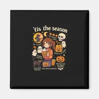 Tis The Season Halloween Anime Icons Fall Design Magnet