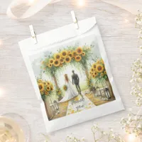 Sunflower Country Botanical  Favor Bag