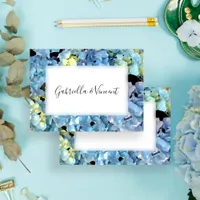 Blue Hydrangea Wedding Flat Stationery Note Cards