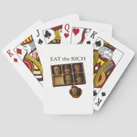 Eat The Rich Classic Poker Cards