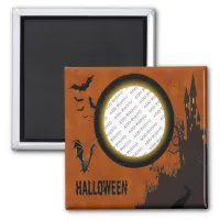 Bat, Haunted House Photo Frame and Orange Sky Magnet