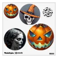 Assorted Halloween Designs Wall Decal