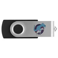 Trex Riding Unicorn Flash Drive