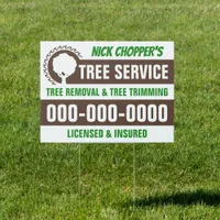 18” x 24” Tree Service Yard Sign