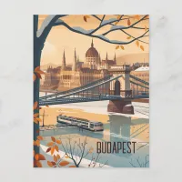 Travel to Budapest Postcard