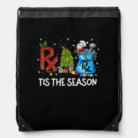 Technician Christmas Tis The Season Drawstring Bag