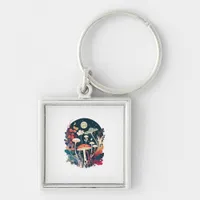 Aesthetic Goblincore And Cottagecore Mushroom Whim Keychain