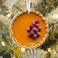 Have a Berry Nice Christmas | Pumpkin Pie Metal Ornament