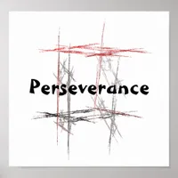 Martial Arts Taekwondo Tenets Perseverance Poster