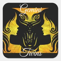 Gemini Twins Zodiac Horoscope Sign Stickers