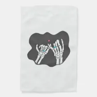 Skeleton Heart Hands Promise Symbolic Feeling Garden Flag