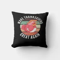 Make Thanksgiving Great Again Trumpkin – Political Throw Pillow