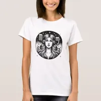 Horoscope Sign Virgo Symbol   T-Shirt