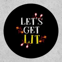 Let's Get Lit Holiday Christmas Classic Patch