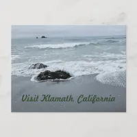 Northern California Coast Rocky Pacific Beach Postcard