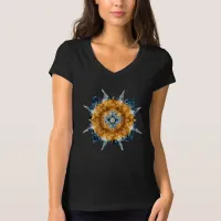 Cute T-shirt with Mandala design pastels