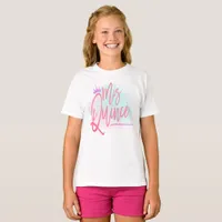 Trendy Mis Quince Blush Script Quinceañera T-Shirt