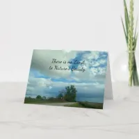 Nature's Beauty, Wisconsin Landscape, Saying Hi Card