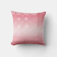 Soft Pink Dream Bubbles Pattern Cushion / Pillow