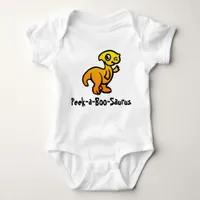 Peek-a-Boo-Saurus Dino Fun Baby Bodysuit