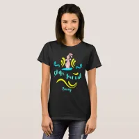 Shake Your Tail Bunny Dancing Rabbit Womens T-Shirt