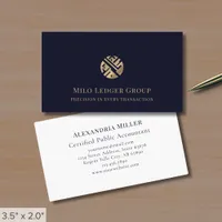 Modern Luxury Logo Business Card