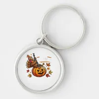 F-Caw-F Funny For Men Women Thanksgiving-Christmas Keychain