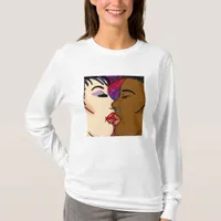 Digital Art | Romantic Kiss T-Shirt
