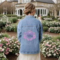 Romantic,Feminine,Personalized  Denim Jacket