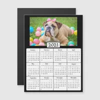 Pet Photo Mini 2021 Calendar Magnetic Invitation