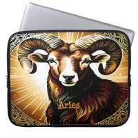 Aries Astrology sign Laptop Sleeve